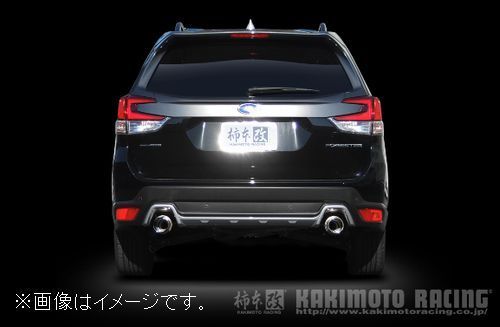 個人宅発送可能 柿本 マフラー Regu.06 & R リアピースのみ SUBARU フォレスター 4BA-SK5 ターボ CB18 4WD CVT (B22363R)_画像3