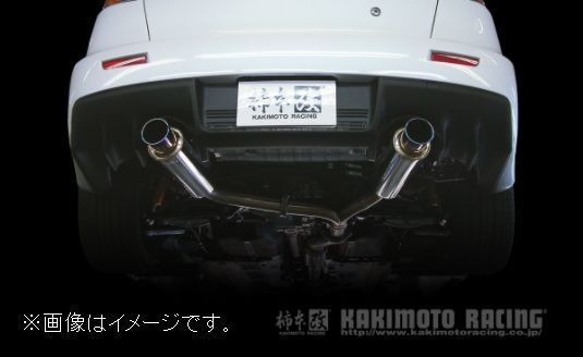 自動車関連業者直送限定 柿本 マフラー Regu.06 & R レグ・ゼロロクアール 三菱 ランサーエボリューション X CZ4A (M21328)_画像4