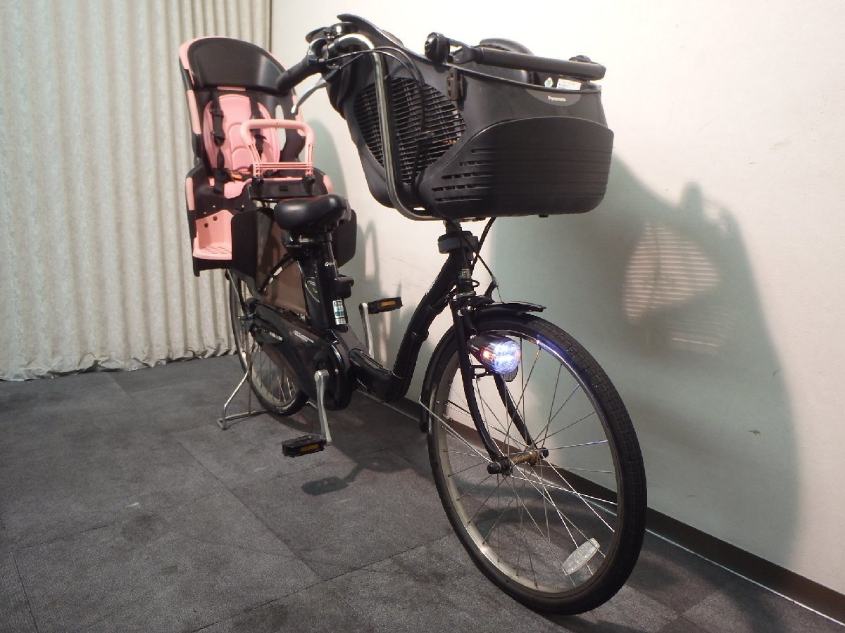  used electric bike 1 jpy outright sales!! Panasonic gyuto child 2 person get into car [ Osaka * Hyogo * Kyoto * Nara ] is postage 2000 jpy . delivery!!