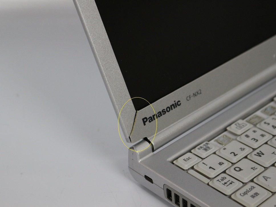 ジャンク品 ノートパソコン Panasonic Let's note CF-NX2 CF-NX2JWGYS Core i5 メモリ未確認 HDD無 12.1inchワイド_画像3