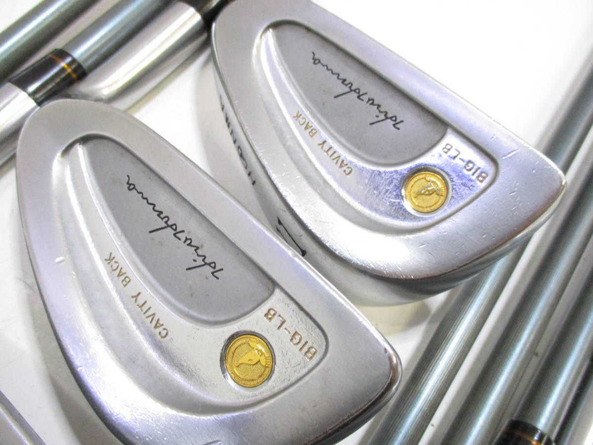 HONMA BIG-LB CAVITY BACK 金モグラ #3-#11 Super Ferrite Carbon R-1 アイアン 9本セット ヒロホンマ @140の画像4