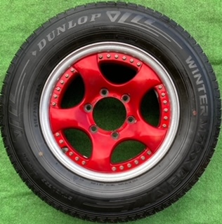220911-01 DUNLOP WINTER MAXX 03 スタッドレスタイヤ+LIGURE PROJECT 15inch Wheel HIACE/CARAVAN など_画像5