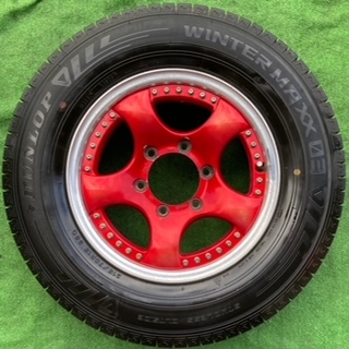 220911-01 DUNLOP WINTER MAXX 03 スタッドレスタイヤ+LIGURE PROJECT 15inch Wheel HIACE/CARAVAN など_画像3