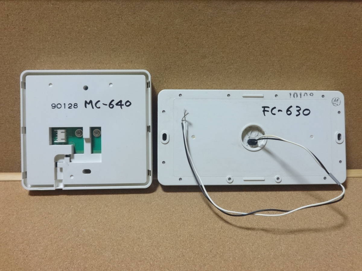 パーパス (PURPOSE) 給湯器リモコン FC-630・MC-640セット 通電 パーパス (PURPOSE) 給湯器リモコン FC-630・MC-640セット 通電