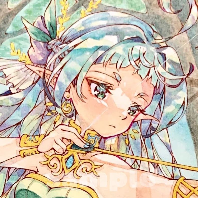 Yahoo!オークション - 手描きイラストオリジナル 透明水彩 Yahoo!オークション - 手描きイラストオリジナル 透明水彩