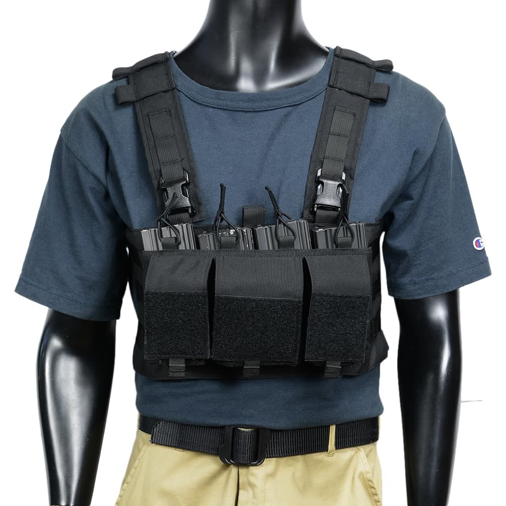 MAYFLOWER RC チェストリグ 5.56 HYBRID CHEST RIG [ ブラック ] メイフラワー R&C By_画像1