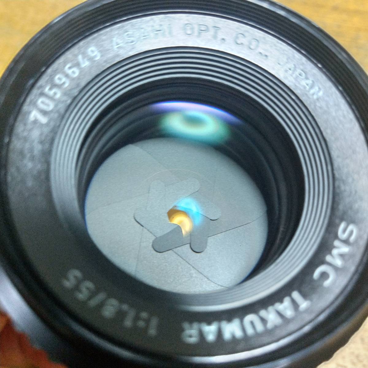【極上美品】★ペンタックス SMC TAKUMAR 55mm F1.8 単焦点レンズ M42 ★動作品★_画像9