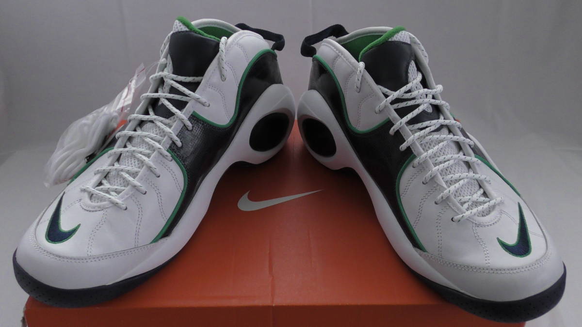 ☆★ 新品 DEADSTOCK 未使用品 NIKE AIR ZOOM FLIGT 95 PREMIUM 白緑 ナイキ エアー ズーム フライト 95 US10.5 JP28.5CM ☆★_画像1