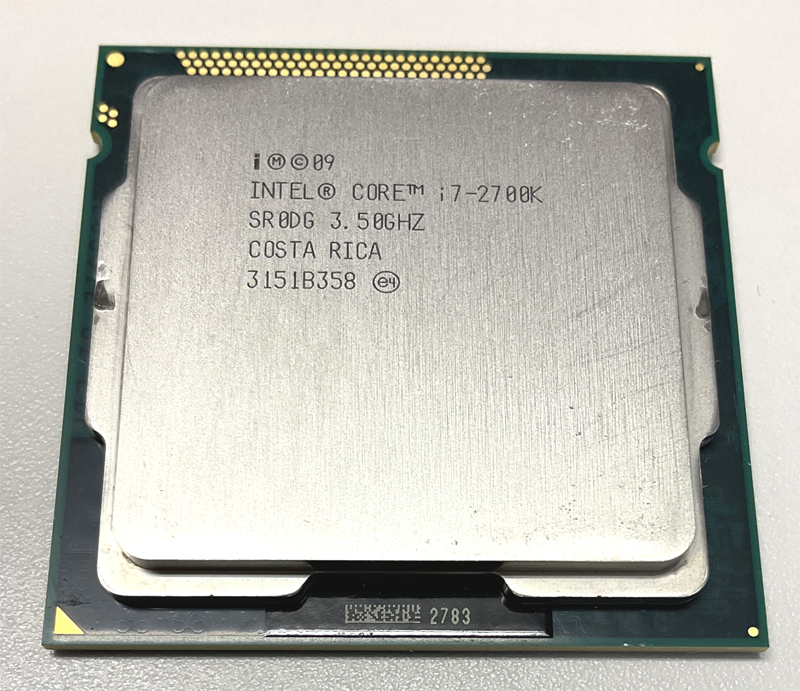 12月スーパーSALE 15%OFF】 【中古CPU】Intel 2700K クーラー付属 i7