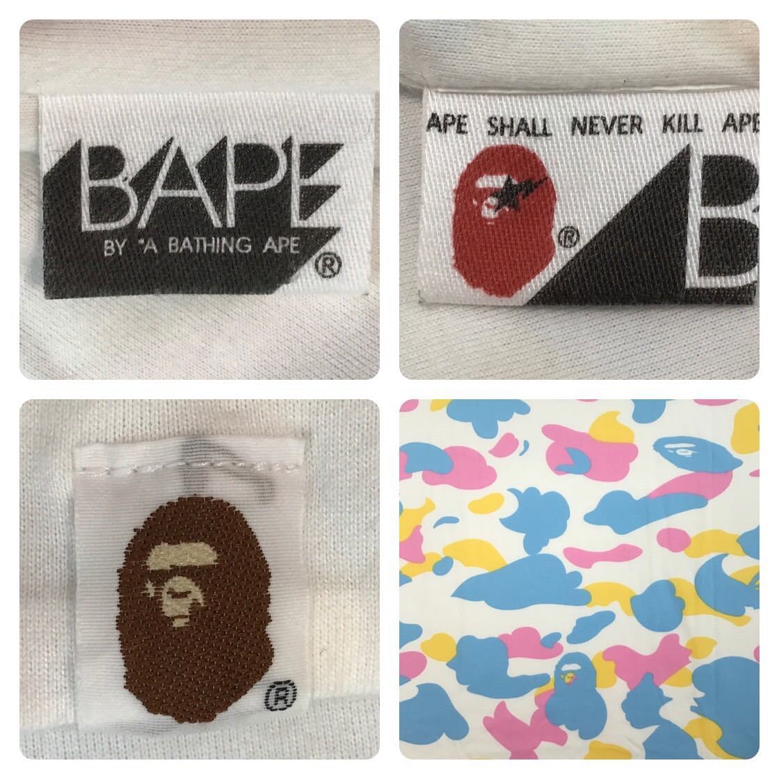 ★リバーシブル★ New multi camo Tシャツ Sサイズ a bathing ape BAPE cotton candy camo エイプ ベイプ アベイシングエイプ マルチカモ k_画像9