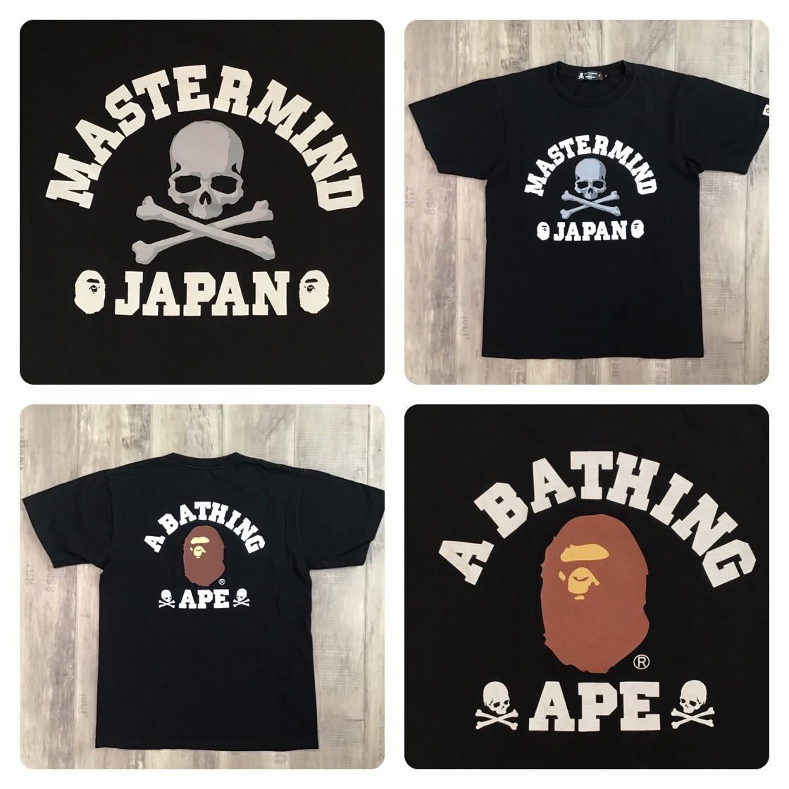★激レア★ mastermind × BAPE Tシャツ Sサイズ マスターマインド a bathing ape エイプ ベイプ アベイシングエイプ MMJ Skull nigo m40