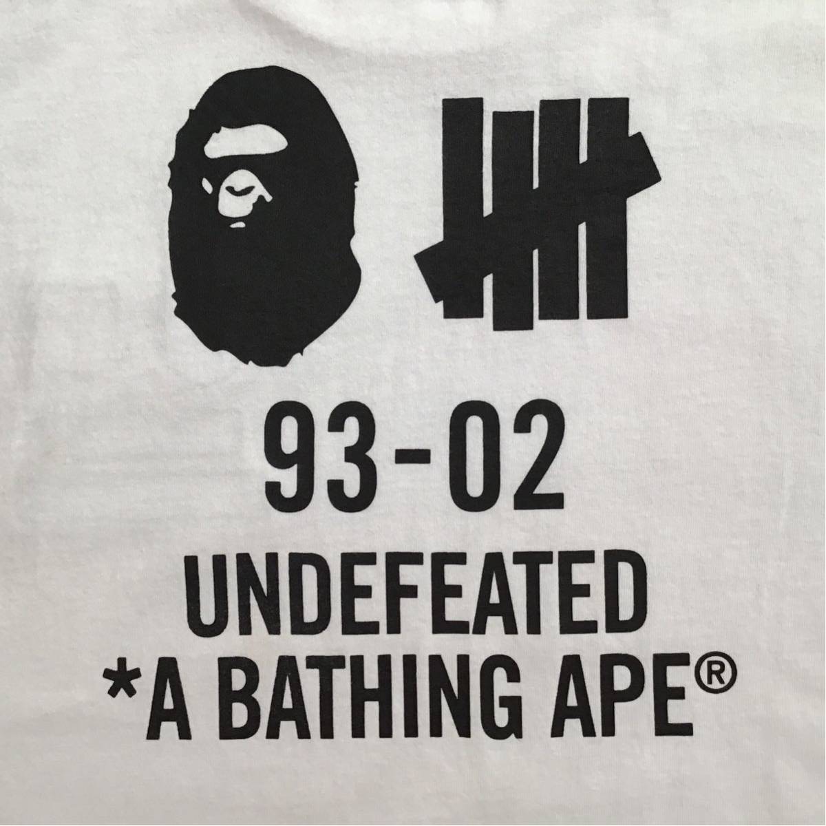 undefeated × BAPE Tシャツ Mサイズ a bathing ape エイプ ベイプ アベイシングエイプ アンディフィーテッド military logo p82_画像6