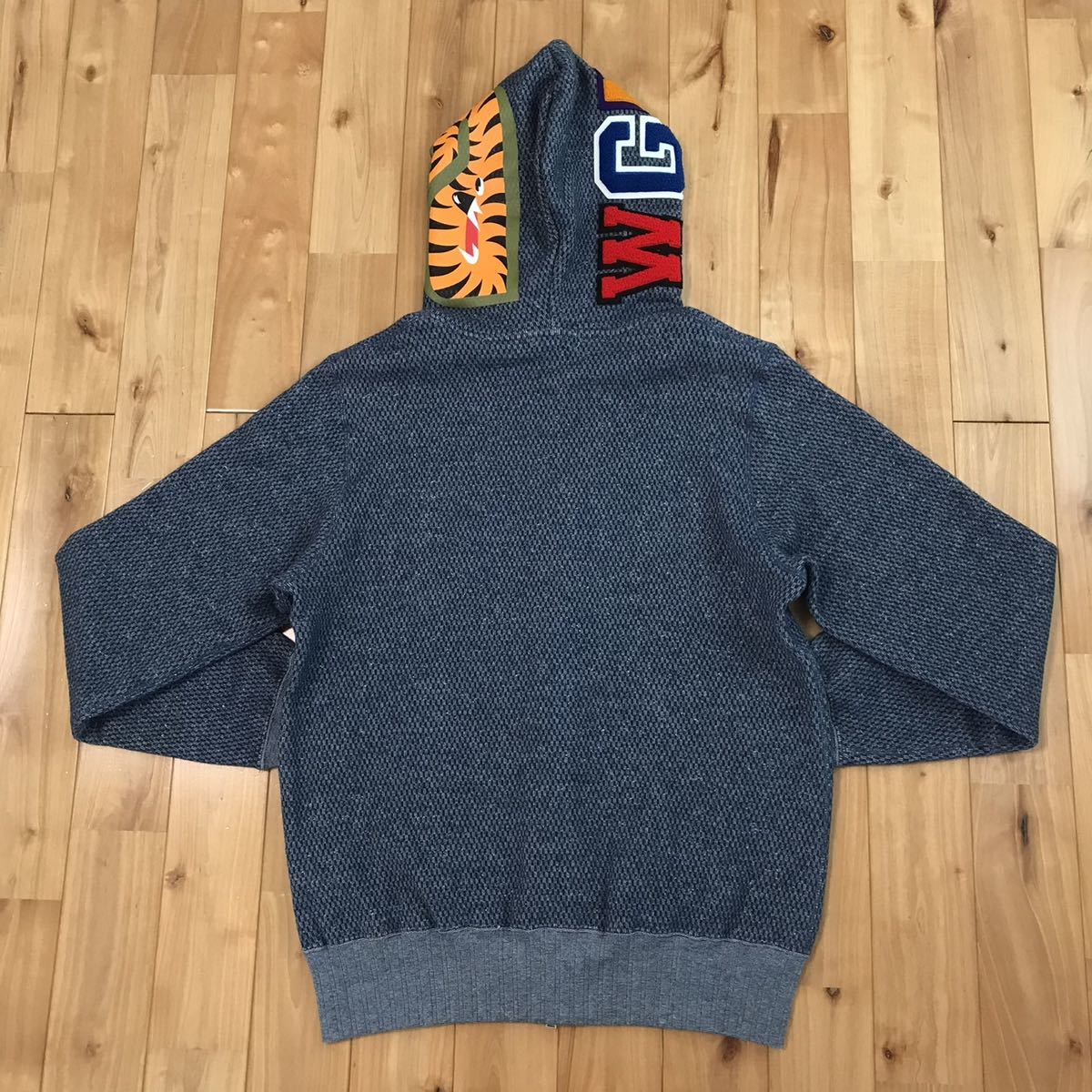 ☆新品☆ シャーク パーカー Mサイズ navy shark full zip hoodie a