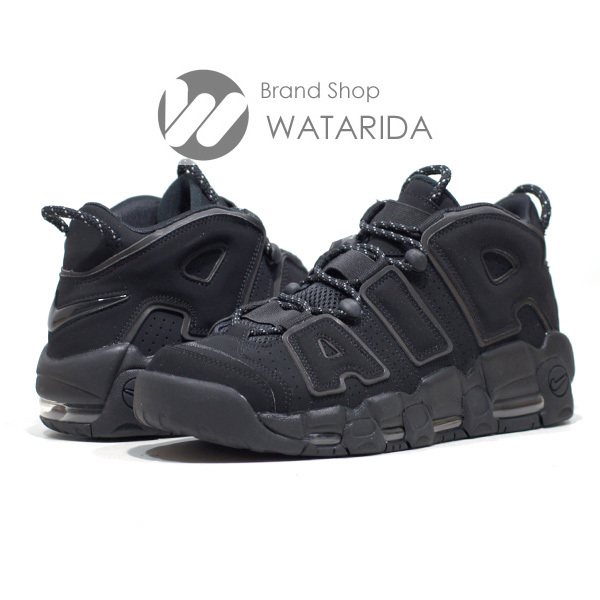 ナイキ スニーカー AIR MORE UPTEMPO 414962 004 BLACK US9 27cm 箱・タグ付 未使用品 送料無料_画像1