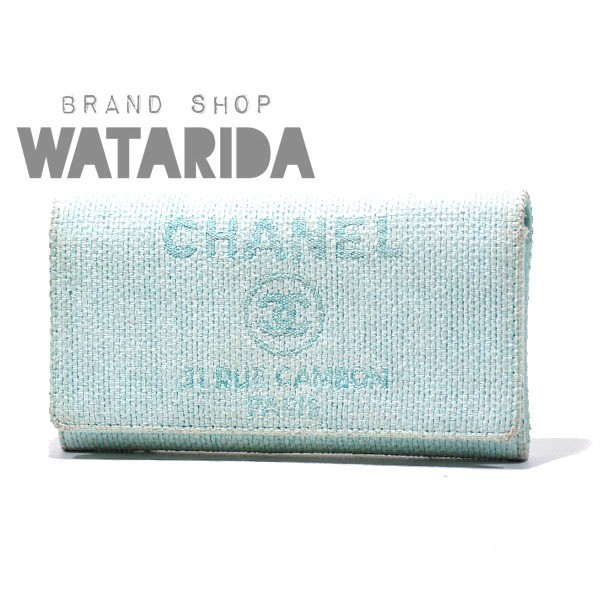 シャネル CHANEL 財布 ドーヴィルライン フラップウォレット A80053