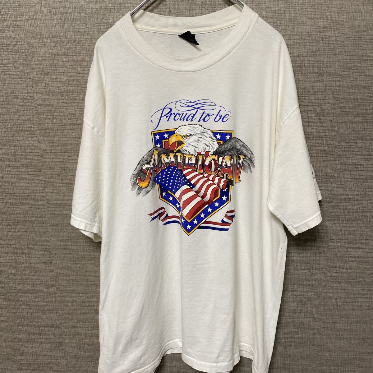 90s USA製 ビンテージ ヴィンテージ Tシャツ tee アメリカ製 古着 イーグル バード ワシ タカ バイカー バイク ロック バンド 音楽 映画の画像1