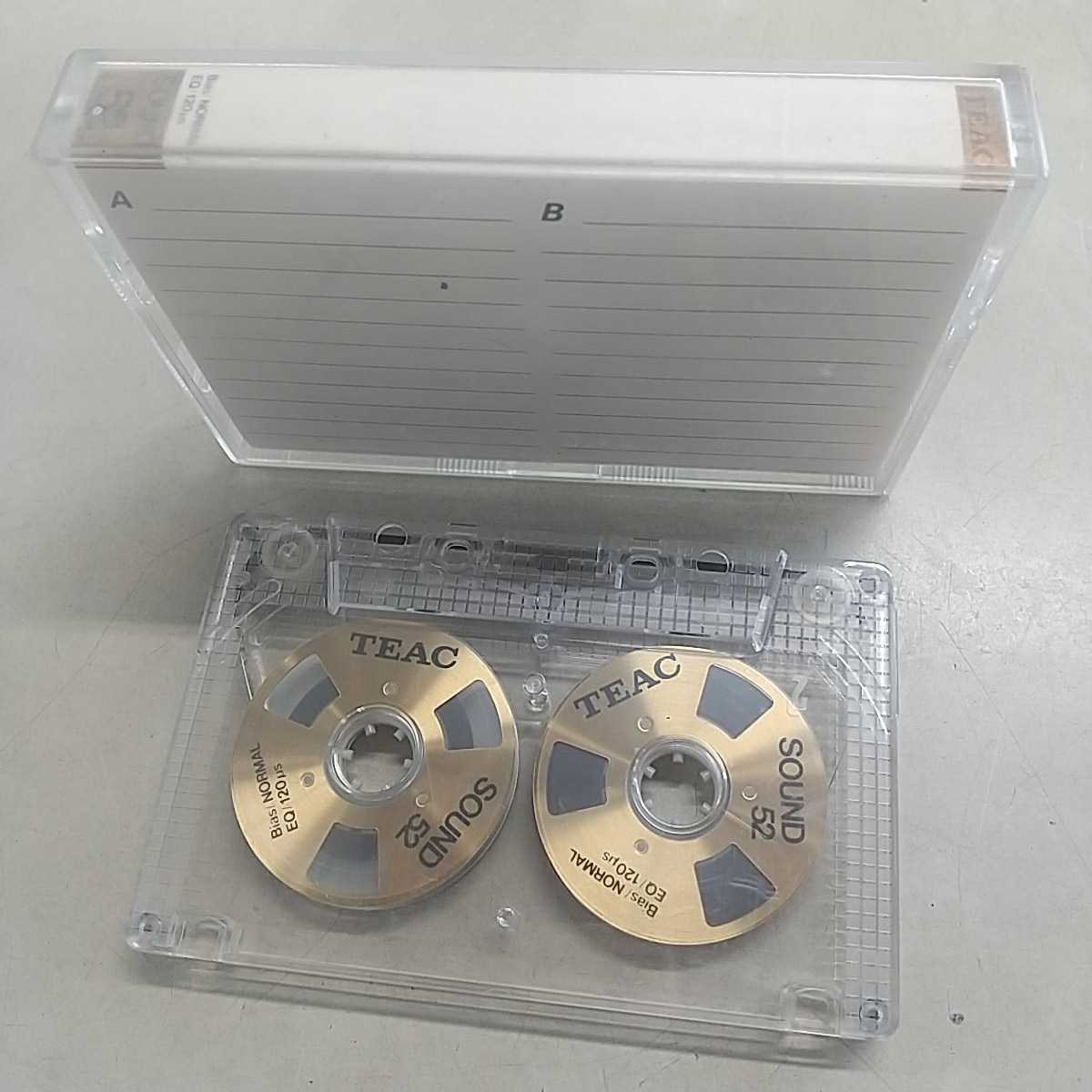 used ノーマル カセットテープ TEAC SOUND/52 ティアック 送料込み_画像3