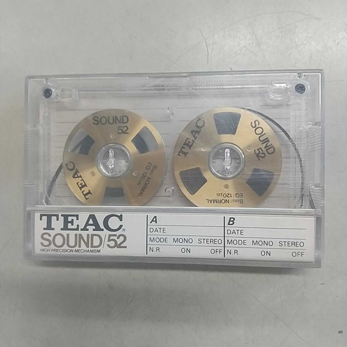 used ノーマル カセットテープ TEAC SOUND/52 ティアック 送料込み_画像1