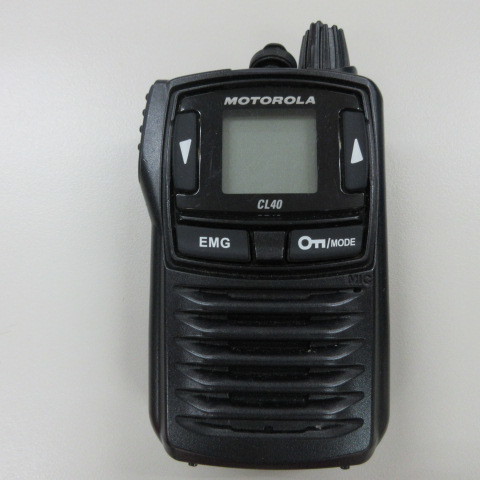  special small electric power transceiver CL40 black 2 piece set Motorola waterproof in cam 