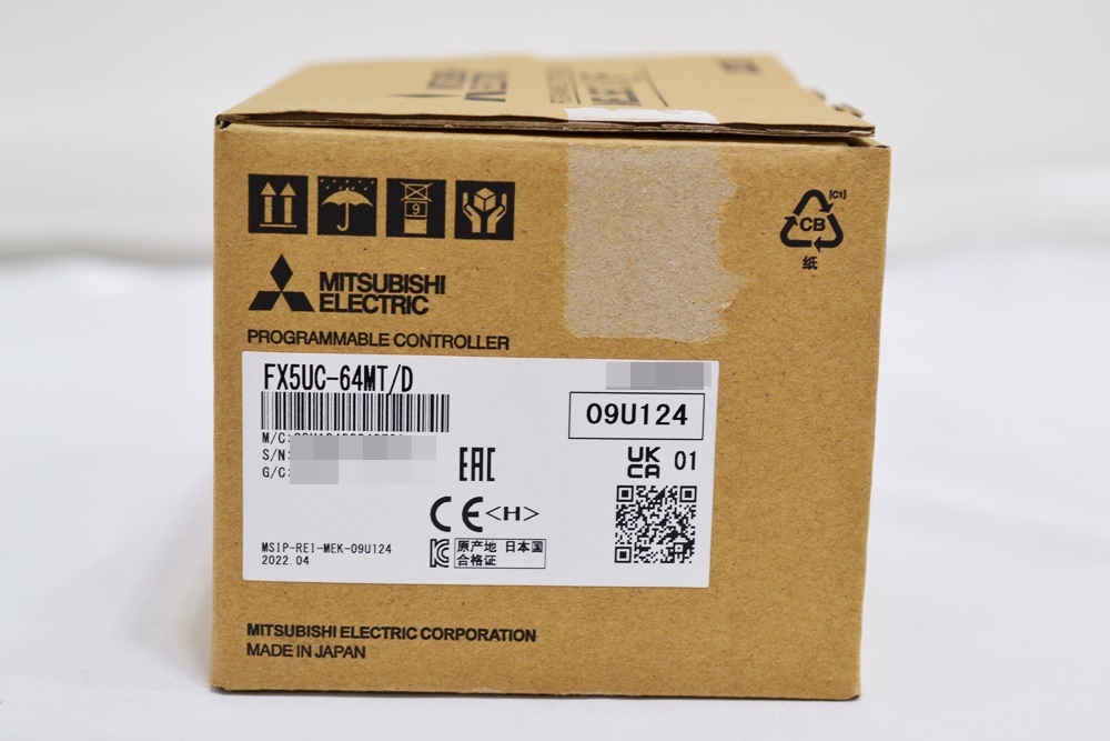 未使用!三菱電機 FX5UC CPUユニット FX5UC-64MT/D (2022年製) smk