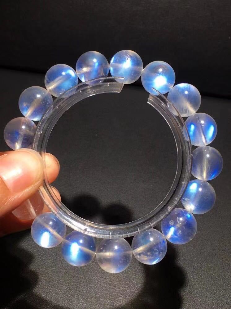 天然】ムーンストーン ペリステライト ブレスレット 12.6mm | www
