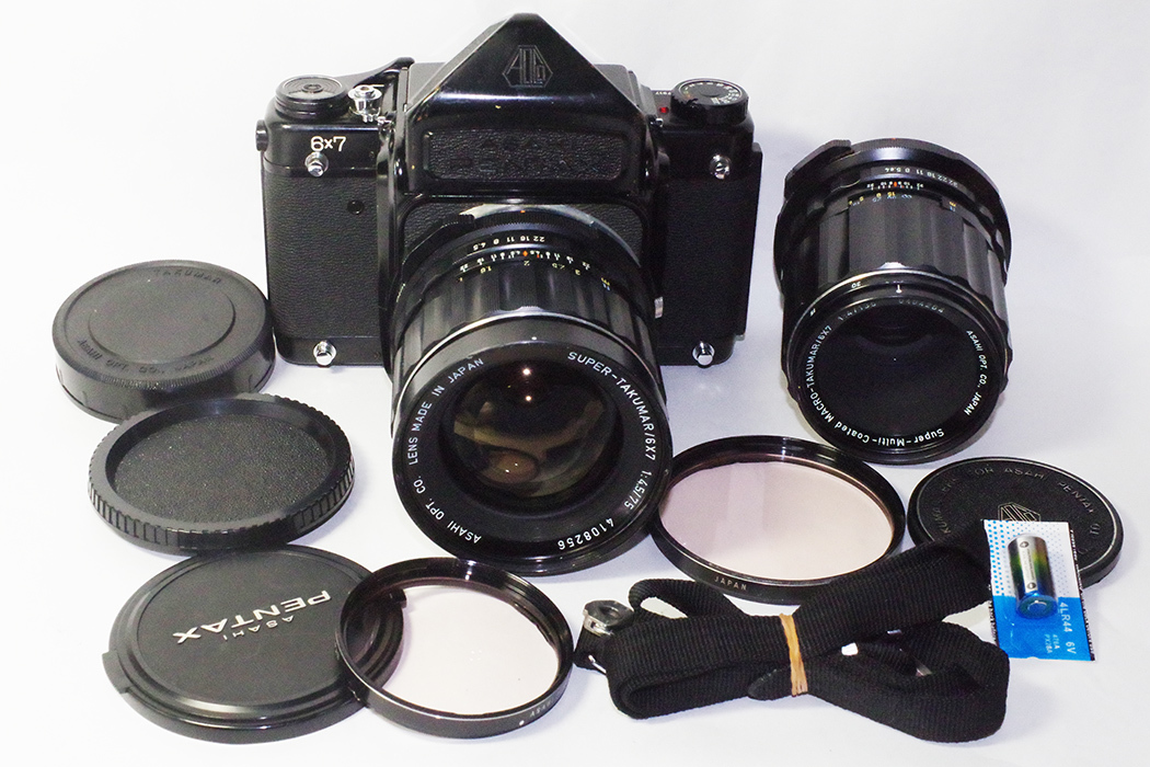 PENTAX 6x7 前期型 & SMC Takumar(6×7)75mm F4.5 +MACRO 135mm F4