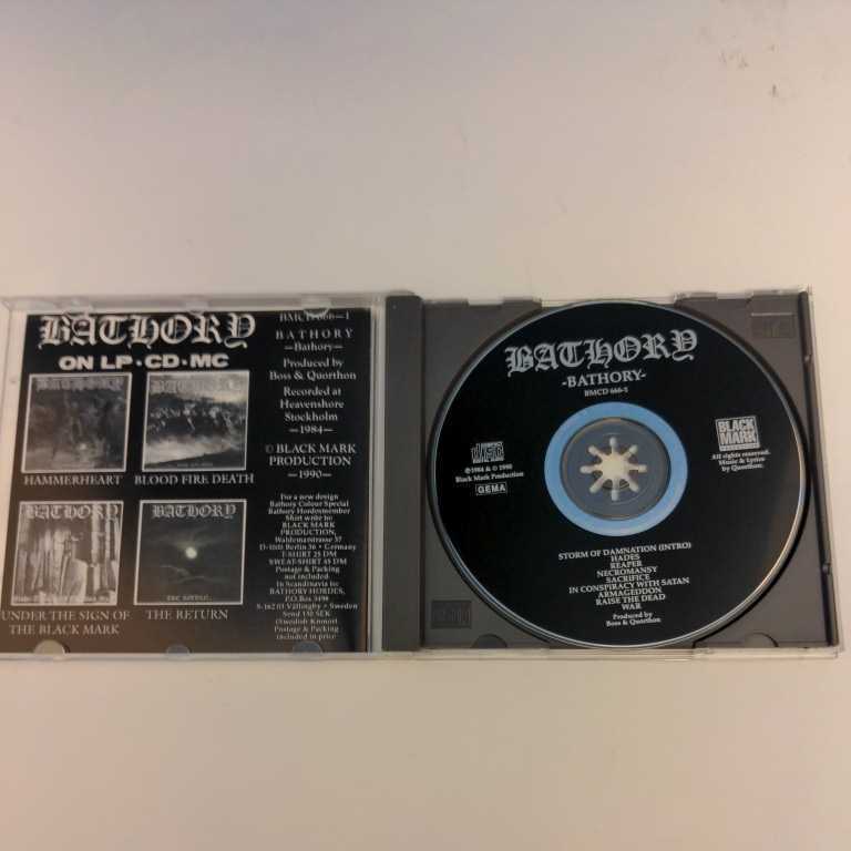 BATHORY　バソリー　スラッシュメタル　ブラックメタル　ヘヴィメタル　輸入盤CD1st　８０年代　リマスター_画像3