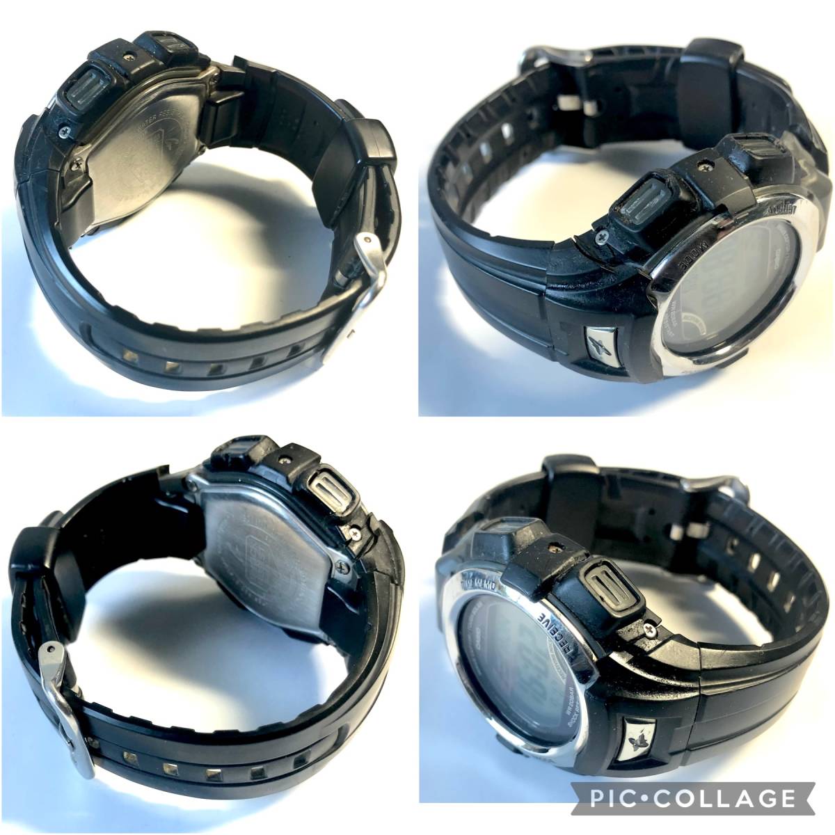 CASIO カシオ G-SHOCK G-ショック GW-300BTJ ソーラー腕時計 TOUGH SOLAR デジタル ラバー BLK 動作品 中古_画像4