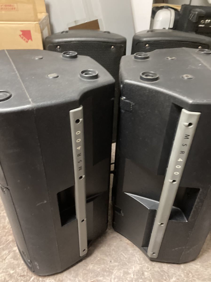 超新作】【超新作】YAMAHA MSR400 400Wパワードスピーカー 器材