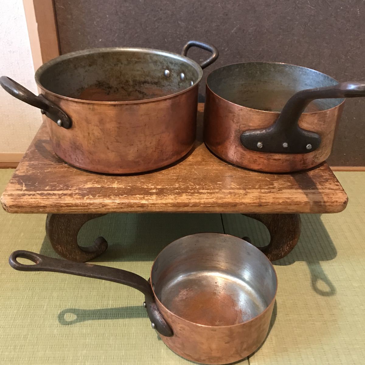 銅製 銅鍋 フランス製 片手鍋 両手鍋 銅の鍋 天然生活 調理道具 台所