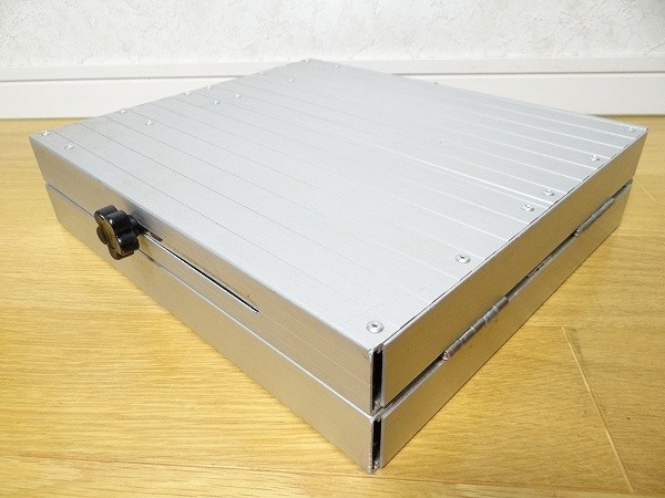 希少 80年代 ビンテージ 写楽 アルミ釣台 みずも ミニDX 重量2.7kg ヘラ台 当時物_画像4