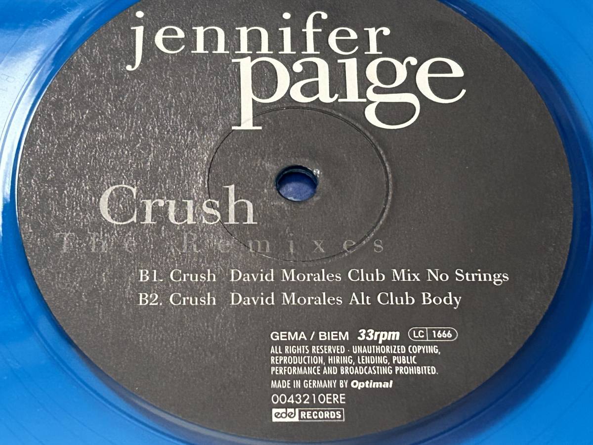 Jennifer Paige Crush (The Remixes) David Morales 1998年_画像3