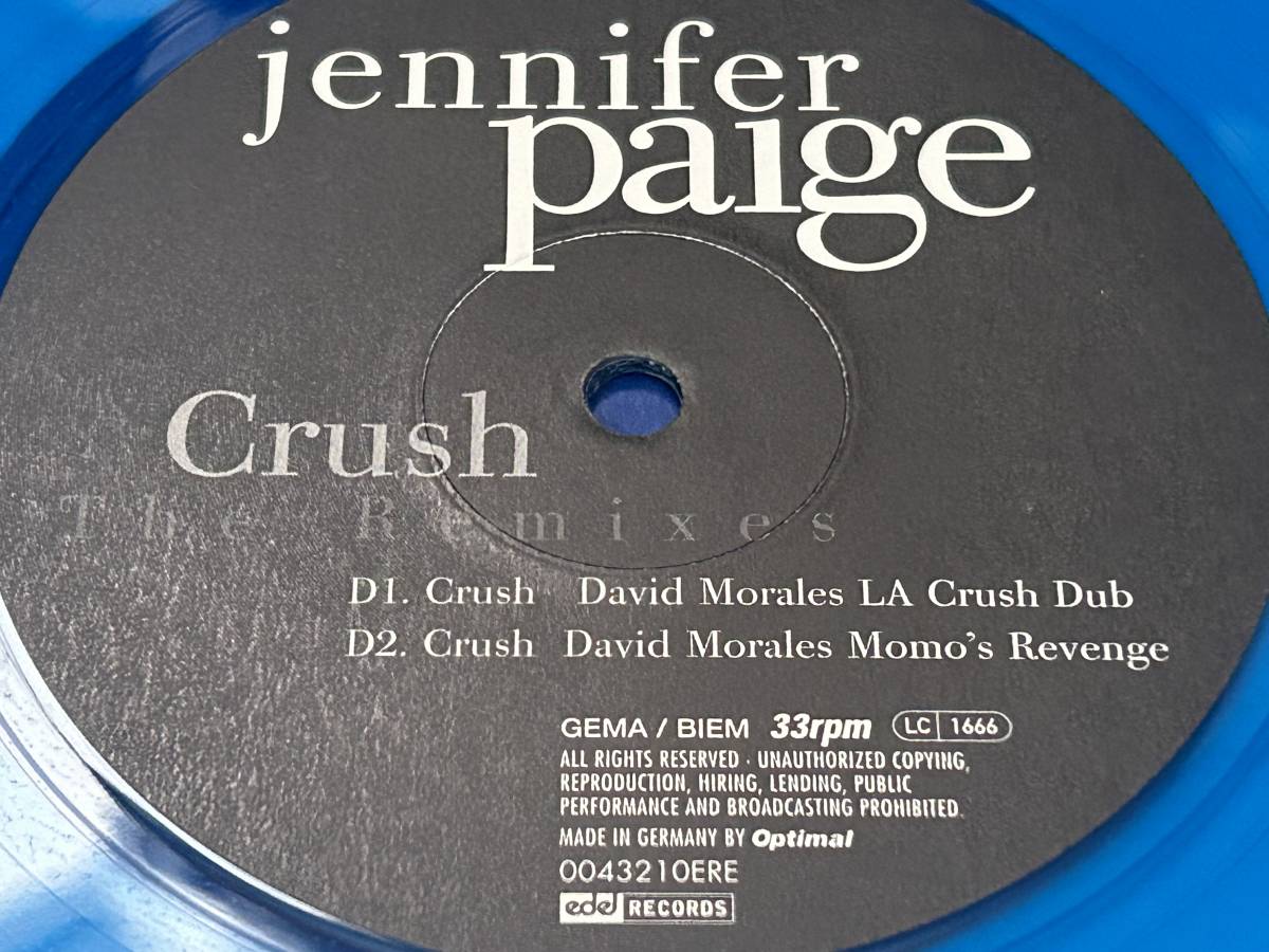Jennifer Paige Crush (The Remixes) David Morales 1998年_画像7