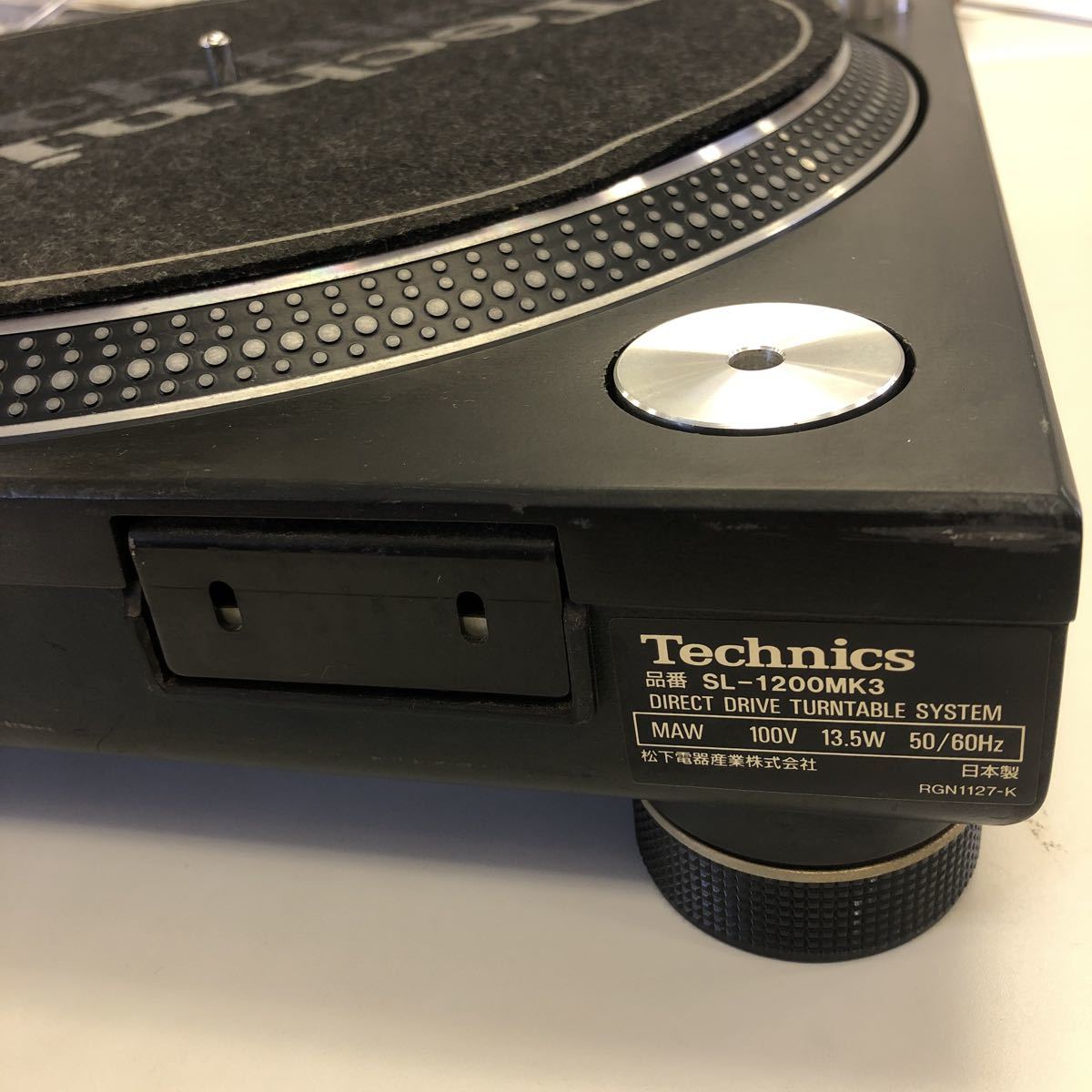 Technics SL-1200 MK3-Kターンテーブル テクニクス | upteck.cl