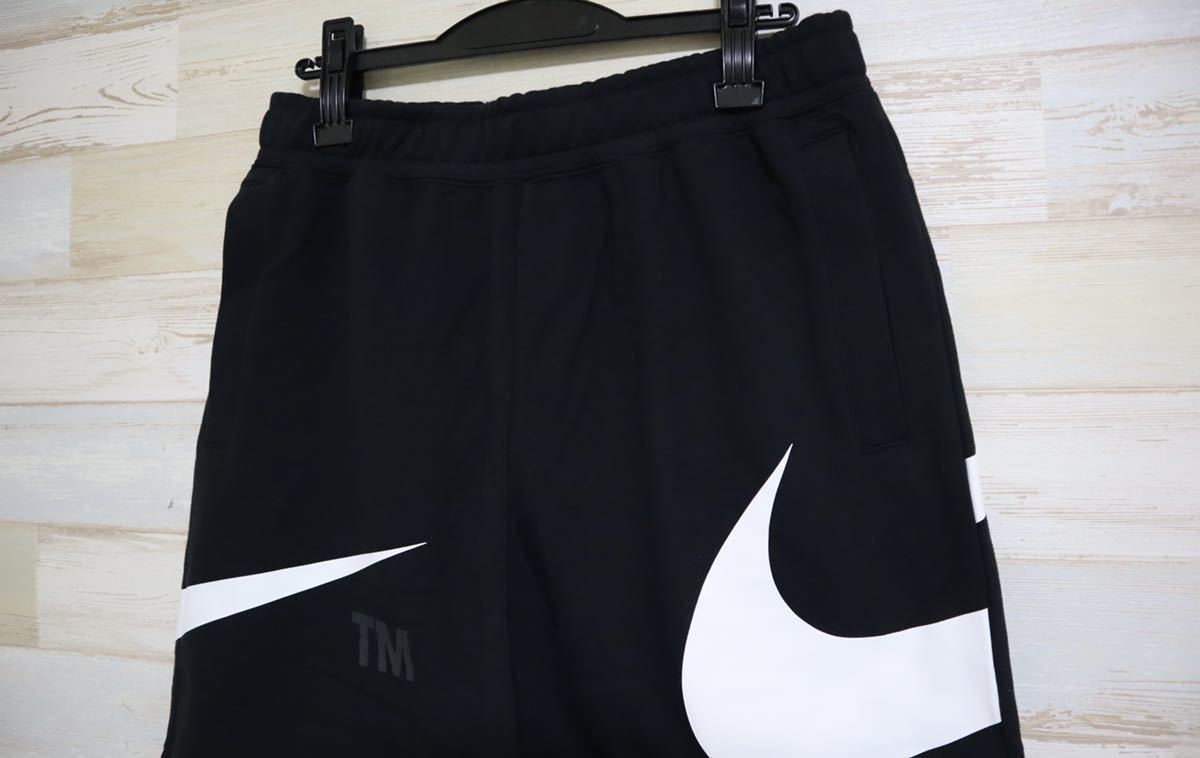  новый товар L размер NIKE AS M NSW SWOOSH FT SHORT Nike NSWsushuFT шорты тренировочный шорты черный 