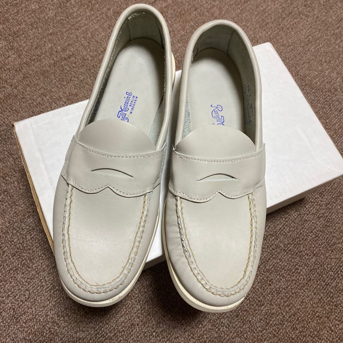 未使用 保管品 ラッセルモカシンRussell Moccasin ペニーローファー