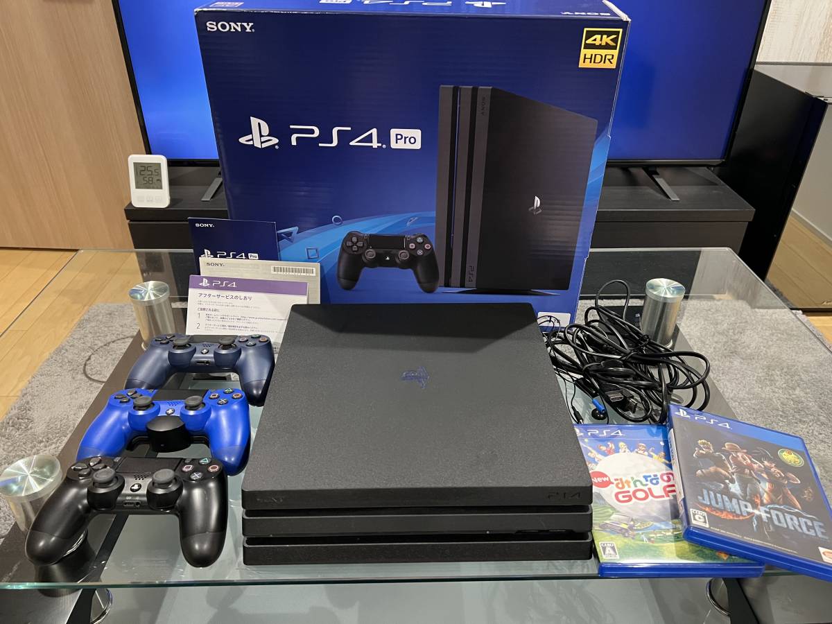 PS4 Pro 本体 CUH-7200B B01 jet black 1TB の商品詳細 | ヤフオク