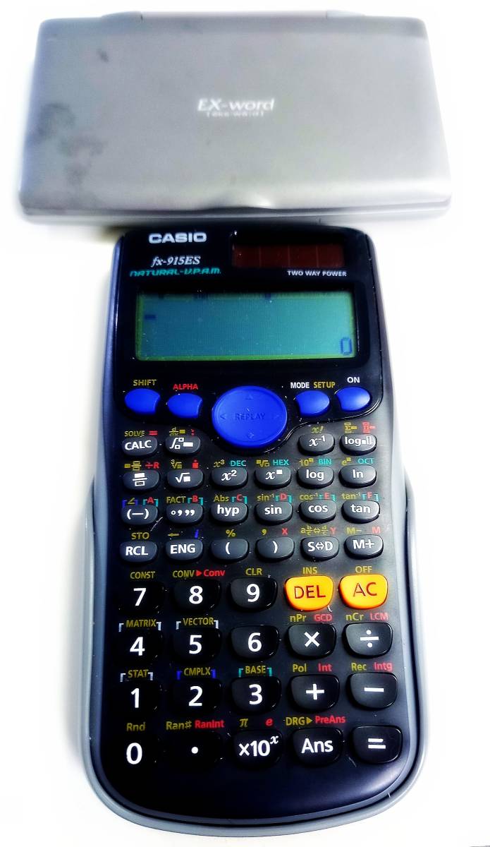  a bit sharing have CASIO EX-word XD80 britain peace / peace britain / national language / calculator scientific calculator fx-915es operation middle together battery attaching 