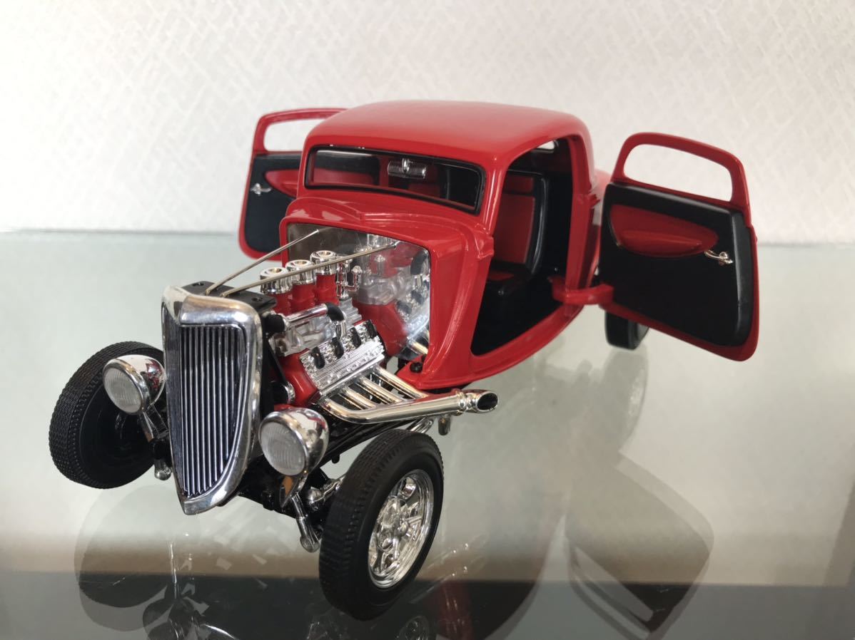  free shipping 1/18 Ford coupe 1934 hot rod minicar Classic car Ertl ERTL FORD COUPE HOT ROD CLASSIC CAR