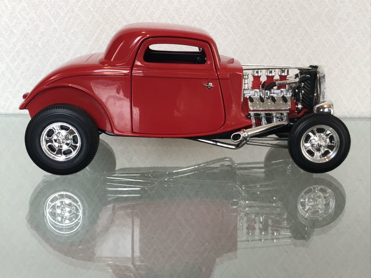  free shipping 1/18 Ford coupe 1934 hot rod minicar Classic car Ertl ERTL FORD COUPE HOT ROD CLASSIC CAR