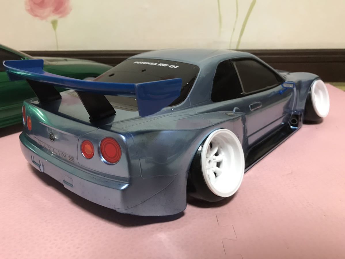 送料無料　1/10 スカイライン パステルカラー ラジコンボディセット タミヤ TAMIYA NISSAN SKYLINE R32 R34 日産