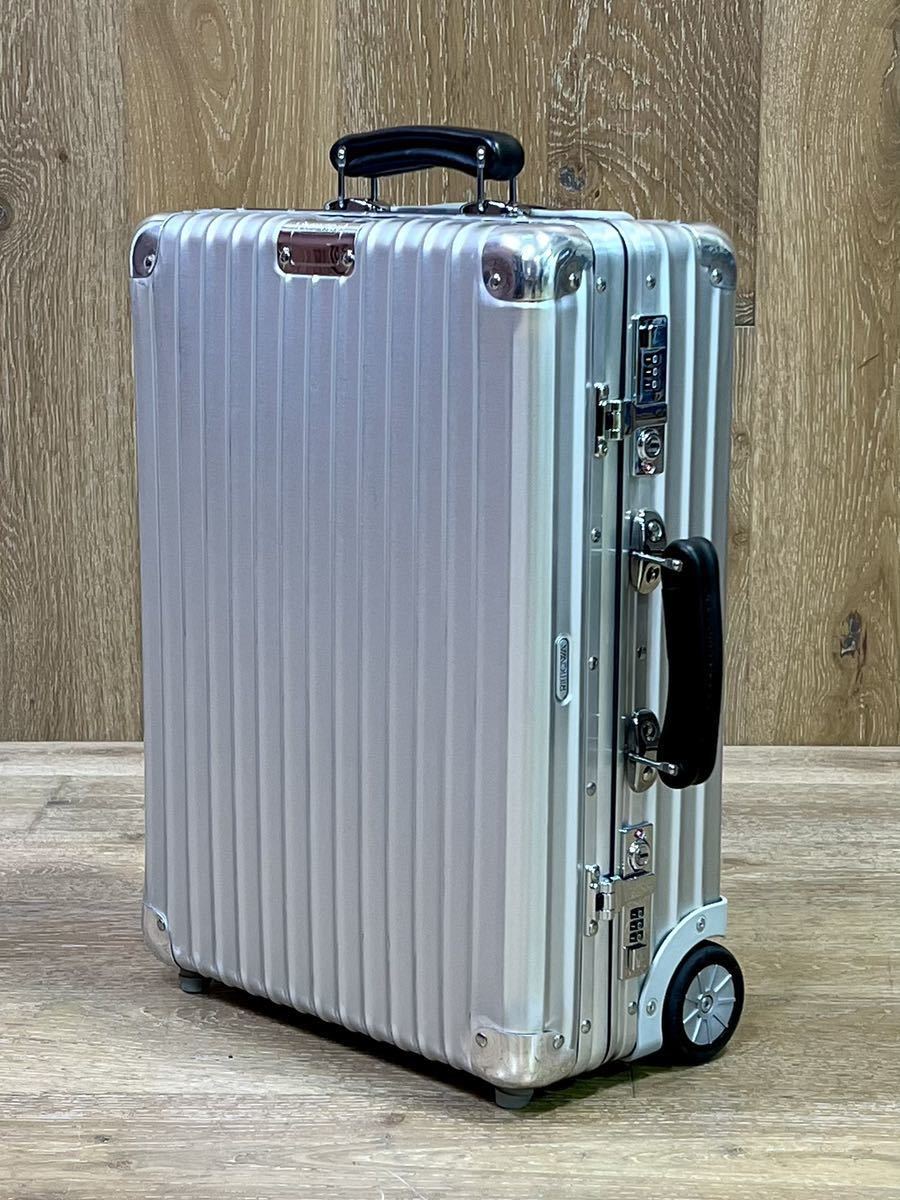 RIMOWA リモワ クラシックフライト 青ロゴ 35L 2輪 機内持ち込み可能