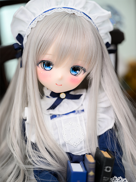ロンシュカ* DDH-01 カスタムヘッド セミホワイト肌 + ロンシュカ* DDH-01 カスタムヘッド セミホワイト肌 +