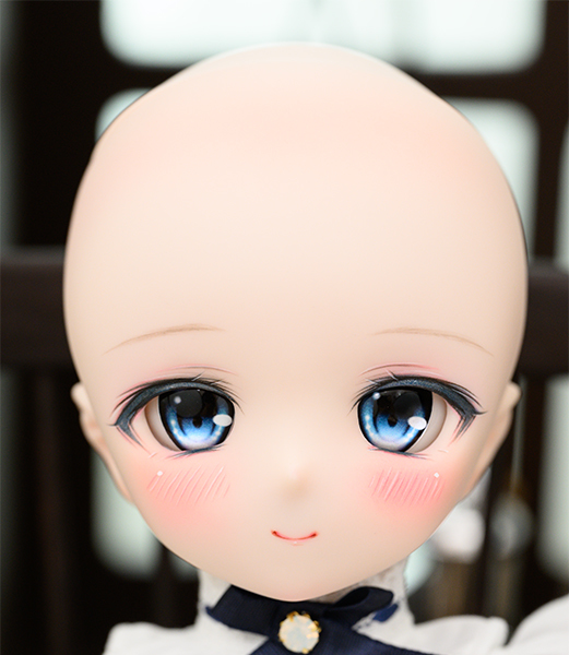 ロンシュカ* DDH-01 カスタムヘッド セミホワイト肌 + ロンシュカ* DDH-01 カスタムヘッド セミホワイト肌 +