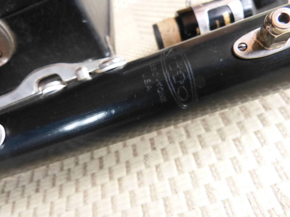 VITO アルトクラリネット 樹脂製 現状品 楽器、器材 VITO アルトクラリネット 樹脂製 現状品 楽器、器材
