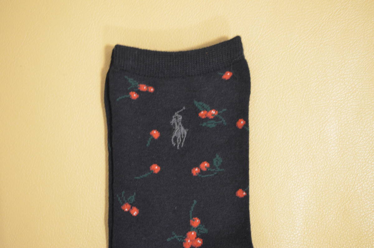 新品　未使用 　タグ付き　女性　POLO RALPH LAUREN 　ポロ ラルフローレン　綿混ソックス　2足セット　送料無料 