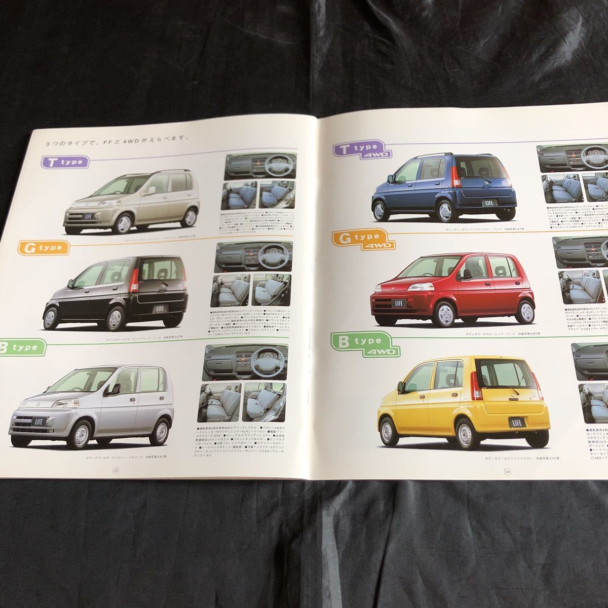 NA1742N216 Honda LIFE FF&4WD catalog 1999 year 4 month 