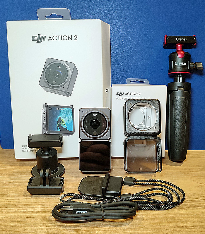 DJI ACTION2 デュアルスクリーンコンボ+ 磁気保護ケース オマケ付