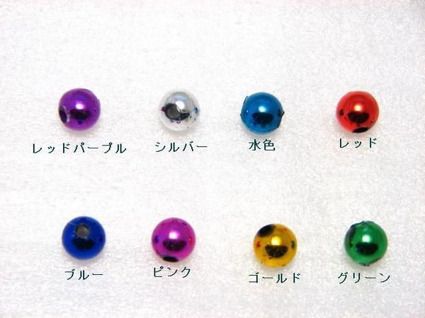 プラスチックビーズ 丸 メタリックシルバー　 8mm 約100個_画像2