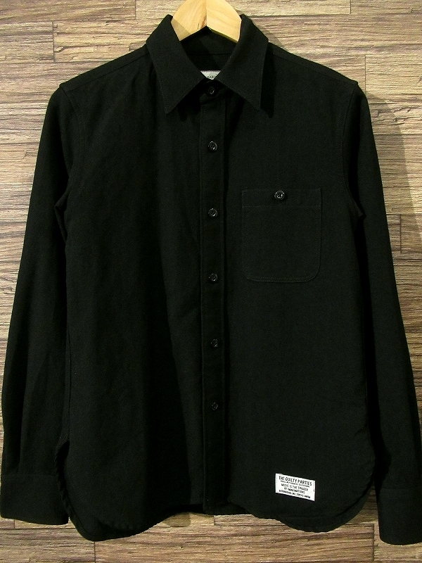 送無 使用感少ない美品 WACKO MARIA ワコマリア 11AW WOOL SHIRT 長袖